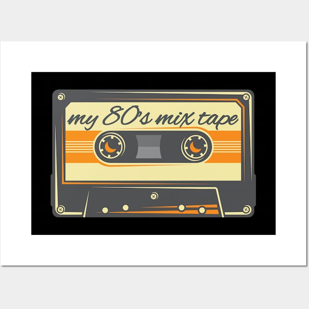 tape cassettes retro Wall Art by Jandjprints